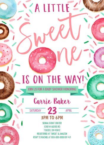 Donuts With Pacifier, Donut Themed Sprinkle, Doughnut Baby Shower Ideas, Baby Sprinkle Donut Theme, Donuts And Diapers Baby Shower Theme, Baby Shower Donuts Ideas, Donut Themed Baby Shower Ideas, Sweets Baby Shower Theme, Baby Girl Sprinkle Shower Ideas