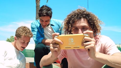 Nintendo Switch Lite won't be VR compatible (or good for Labo) Playing Switch Pose, Playing Nintendo Switch Pose, Playing Nintendo Switch, Nintendo Handheld, Headphone Wrap, Portable Console, Switch Games, Nintendo Switch Lite, Usa Bag