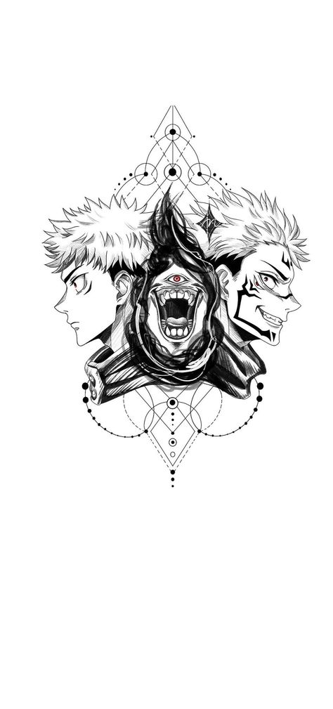 Yuji Itadori Wallpaper, Itadori And Sukuna, Jujutsu Kaisen Itadori, Manga Tattoo, Japan Tattoo Design, One Piece Tattoos, Tattoo Inspiration Men, Greek Tattoos, Ju Jitsu