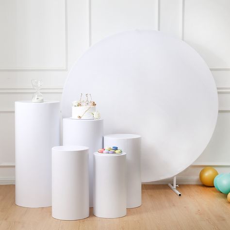 White Acrylic Stand Cake Dessert Round Table Cover Cylinder Pedestals Stand Tablecloth For Wedding Party https://m.alibaba.com/product/1600443402181/White-Acrylic-Stand-Cake-Dessert-Round.html?__sceneInfo={"cacheTime":"1800000","type":"appDetailShare"} Buffet Stand, Pedestal Stand, Round Table Cover, Round Table Covers, Dessert Stand, Acrylic Stand, Cake Table, White Acrylic, White Acrylics