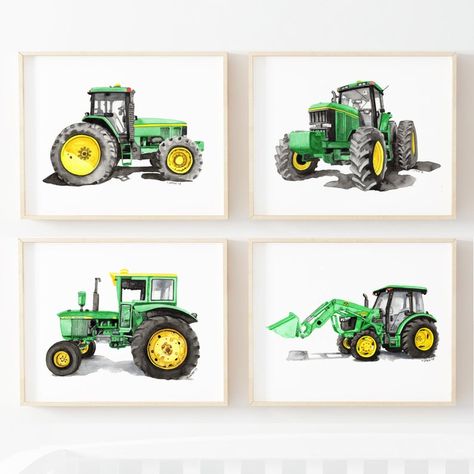 Tractor Bedroom Ideas Little Boys, John Deere Nursery, John Deere Bedroom, Tractor Bedroom, John Deere Room, Tractor Room, Tractor Nursery, Tractor Decor, John Deere Kids