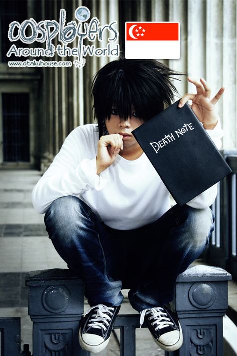 L Cosplay, Katsuki Yuri, Mike Deodato, Tokyo Ghoul Cosplay, L Lawliet, Epic Cosplay, Black Book, Manga Books, Silver Surfer