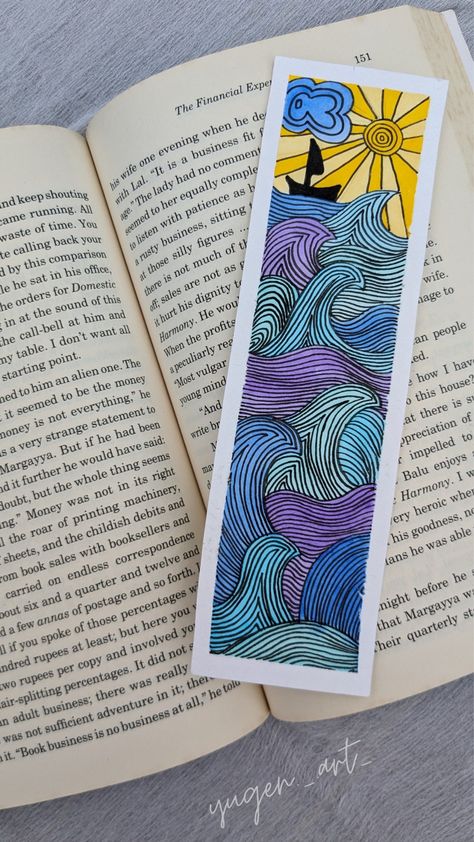 🌊✨ #WaveAndBoatBookmarks #SailingIntoSunset #SeasideReading Wave Bookmark, Beach Bookmark, Wave Boat, Bookmark Art, Bookmarks Diy, Fondant Flower Tutorial, Handmade Bookmarks Diy, Bookmark Ideas, Creative Bookmarks