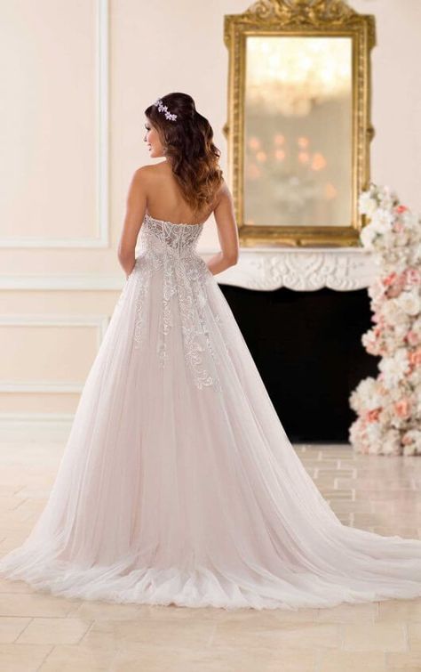 6692 Designer Princess Wedding Dress by Stella York Stella York Bridal, Princess Wedding Gown, Pearl Wedding Dress, Stella York Wedding Dress, Stella York, A Wedding Dress, Princess Wedding Dresses, Modern Wedding Dress, Backless Wedding Dress