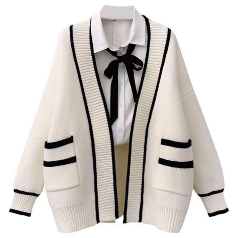 PRICES MAY VARY. 90% polyester/14% rayon Button closure [Material]:This kawaii women long-sleeved knitted cardigan sweater is made knitted fabric(90% polyester/10% rayon),soft and cozy,skin-friendly,comfortable to wear,spring ,autum and winter. [Size]:Small,Medium,Large,X-Large and XX-Large, S:recommended weight(88-104)ib,M:recommended weight(104-115)ib,L:recommended weight(115-126)ib, XL:recommended weight(126-140)ib. [Feature]:womens japan cute cardigan sweater kawaii jk uniform cardigan,kawai Preppy Mode, Kawaii Sweater, Pullover Mode, Cardigan Casual, Long Sleeve Knitted Cardigan, Áo Len Cardigan, Pullover Outfit, Cute Cardigans, Plus Size Kleidung