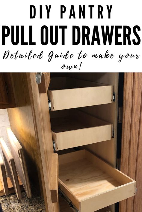 [Ad] 56 Must Have Sliding Drawers Diy Pull Out Shelves Hacks To Copy #slidingdrawersdiypulloutshelves Pantry Shelves Organization, Diy Pull Out Pantry, Pantry Pull Out Drawers, Pantry Upgrade, Build Pantry, Pull Out Pantry Shelves, Pantry Shelf Organizer, Diy Pull Out Shelves, Shelves Organization