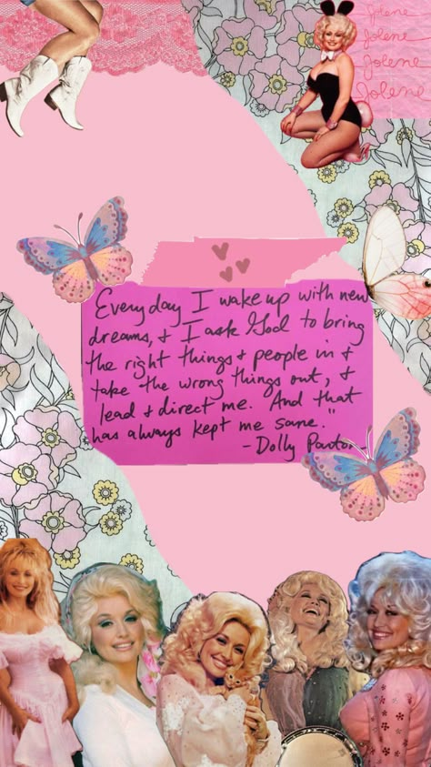 #dollyparton Jessi Core, Dolly Parton Aesthetic, Cowgirl Background, In Dolly We Trust, Dolly Parton Quotes, Holly Dolly, Blondes Have More Fun, Quote Backgrounds, Empowerment Quotes