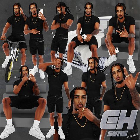 POSEPACK - 4 Da Guys [Early Access] | Patreon Sims 4 Sims Characters Male, Sims 4 Male Clothes Cc Patreon, Urban Male Sims 4 Cc, Sims 4 Male Download, Sims 4 Urban Male Cc, Sims 4 Male Sims Download, Cc Men, Sims 4 Blender, Black Sims