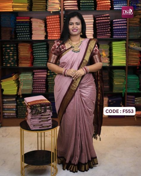 Traditional zari kattam Kalyani cotton sarees @ 950+$ Booking: Shalini - 7305626399 Sasi - 9137772025 Kousalya - 6374441254 Suji - 7200602017 Website: https://www.dsrsarees.com/home —————————————————— Join our WhatsApp Channel to receive exclusive updates on new arrivals and offers, https://whatsapp.com/channel/0029VaFMxcZ89iniEF8WcZ2U —————————————————— 🏤OUR STORE DSR SAREES No:612 C, Gandhi nagar, Onnupuram - 632 315, Arani(tk), Tiruvannamalai (dt,) 📞+91 9443143352 —————————————————— #tre... Kalyani Cotton Sarees, Pochampally Sarees, Cotton Sarees, Tamil Nadu, Half Saree, Sarees Online, Cotton Saree, Saree Wedding, New Arrivals