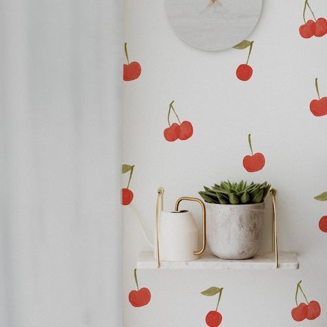 These adorable NEW decals really are the cherry on top to a playful and sweet nursery or playroom. 🍒 Playroom Table, Toddler Bed Sheets, Sweet Nursery, Not Meant To Be, Crib Toddler Bed, Desk Essentials, Green Accessories, Wall Art Wallpaper, Nightstand Storage