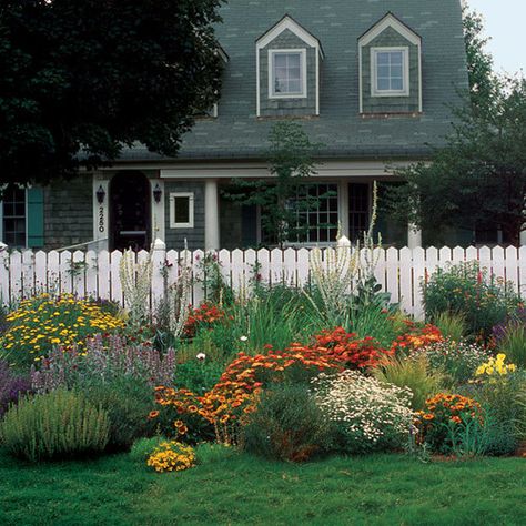 Joanna Kuchta, Gardening Basics, Cottage Patio, Yard Makeover, Garden Ideas Cheap, Video Garden, White Picket Fence, Low Maintenance Landscaping, Garden Shrubs