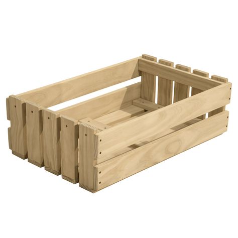 The Outdoor Storage Crate by Wood Designs is a great way to store your outdoor items. Constructed from durable and nontoxic acetylated wood, this type of wood defies the elements in any seasons from shrinking, warping, and rotting by preventing water absorption. Edges and corners of this piece have been rounded for safety for any outdoor environment. The Outdoor Storage Crate measures 9"H x 28"W x 18.25"D and is proudly made in the U.S.A. with a 10-year manufacturer’s warranty. Fruit Boxes Ideas Wooden Crates, Wooden Crate Ideas, Bbq Stand, Type Of Wood, Storage Crate, Outdoor Environment, Wood Basket, Storage House, Wood Designs