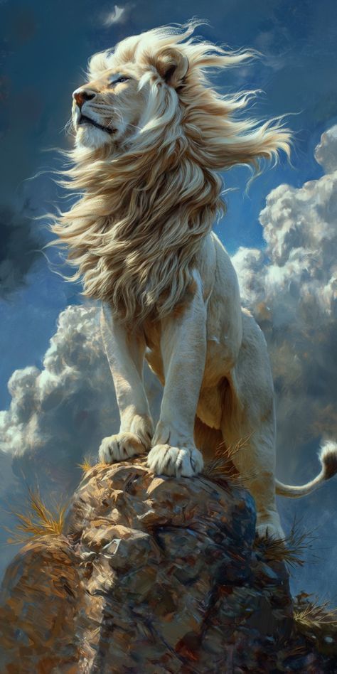 White Lion Art, Peaceful Wallpapers, Lion Pics, Lion Wallpapers, Lion Anatomy, Lion White, Wild Animal Wallpaper, Lion Artwork, Lion Photography