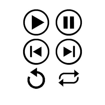 media,icons,vector,simple icons,media icons,black icons,play,pause,next,previous,forward,backward,replay,repeat,rewind,music player,play music,mp3,audio,video,ogg,video clipart,play clipart,social Media Png, Button Tattoo, Ui Buttons, Background Simple, Location Icon, Simple Icon, Font Illustration, Media Icon, Music App