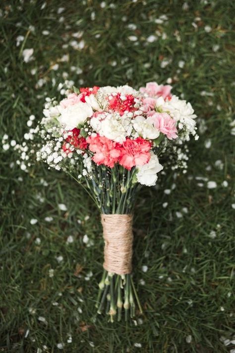 Carnation Arrangements, Carnation Wedding Bouquet, Carnation Wedding Flowers, Wedding Bouquets White, Homemade Bouquet, Carnation Wedding, Gypsophila Bouquet, Carnation Bouquet, Send Flowers Online