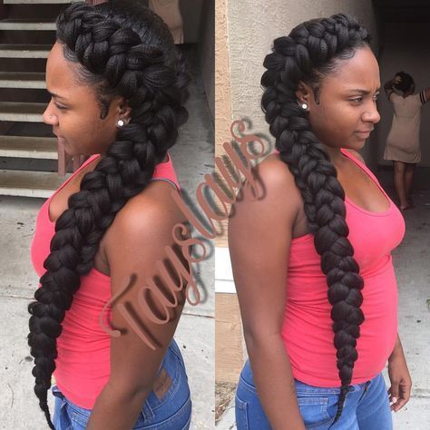 Gorgeous butterfly braids #butterfly #braids #weddinghairstyles 2 Long French Braids, Braids With Locs, 2 Butterfly Braids, Long French Braids, Butterfly Braid With Weave, Braid With Weave, Butterfly Braids, Butterfly Braid, Braids Hairstyles For Black Women