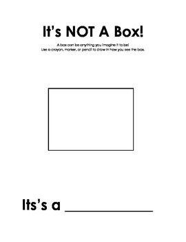 This Is Not A Box Activities, Not Just A Box Activities, Creative Curriculum Box Study For Preschool, It’s Not A Box Activities, Not A Box Book Activities, Boxes Creative Curriculum, Creative Curriculum Container Study, Preschool Box Study, Not A Box Preschool Activities