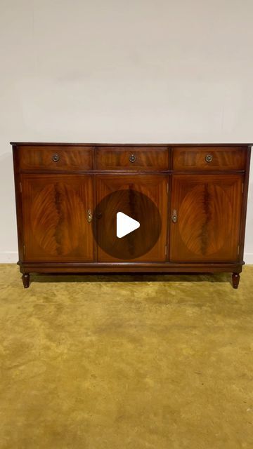 Timeless Furniture UK on Instagram: "Not a “Dark Fruit” insight unfortunately 😉 

This compact little sideboard mahogany is badged ‘Strongbow’, has three drawers over three cupboard doors all furnished with decorative metal handles - comes complete with a key. 🔑 

One of the drawers is lined with green felt and has cutlery dividers. The cupboards have a fixed shelf and it all rests on short supports - and in general is in good condition affording great storage.

These sideboards are timeless in design and are very popular right now!

💫 

#strongbow #strongbowfurniture #furniture #sideboard #sideboards #sideboard #furniture #vintagefurniture #antiquestyle #ukvintage #ukvintageseller #homedecor #reproduction #wrexham" Mahogany Sideboard, Timeless Furniture, Cupboard Doors, Decorative Metal, Sideboard Furniture, Antique Style, Metal Decor, In Design, Vintage Furniture