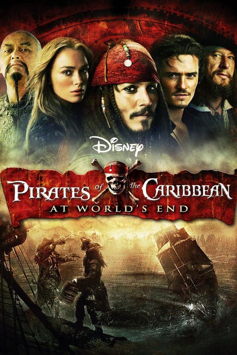 Pirates of the Caribbean 3 - At Worlds End (2007) Walt Disney Movies, Elizabeth Swann, The Black Pearl, Davy Jones, Captain Jack Sparrow, Walt Disney Pictures, Orlando Bloom, Penelope Cruz, Captain Jack