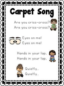 Carpet Song, Daycare Songs, Classroom Chants, Transition Songs For Preschool, Circle Songs, Preschool Transitions, Roald Dahl Day, Transition Songs, Kindergarten Songs