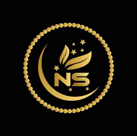 Ns Logo Design, Ns Logo, Logo Design Luxury, Natural Decorations, Luxury Logo Design, Design Luxury, Nature Design, Fonts Design, Creative Design