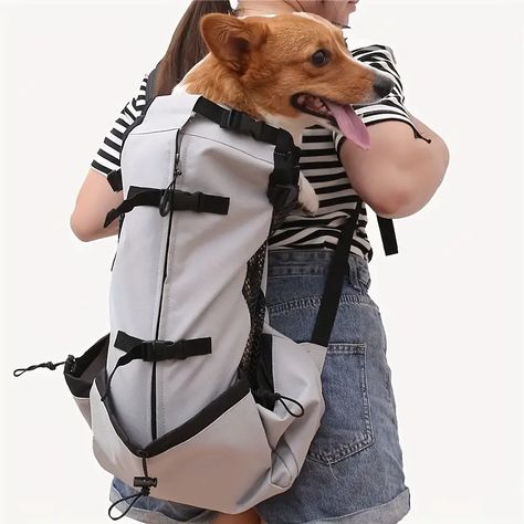 Durable Pet Carrier Backpack For Comfortable Outdoor Travel With Your Dog | Save Money On Temu | Temu Dog Backpack Carrier, Bichon Havanais, Pet Backpack Carrier, Pet Backpack, Corgi Pembroke, Dog Backpack, French Bulldog Dog, Jack Russel, Mini Dachshund