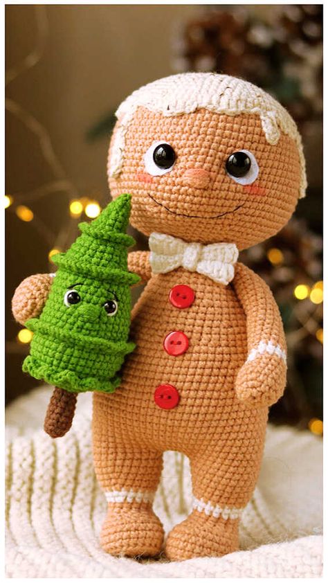 Amigurumi Gingerbread Man, Crochet Stuffys, Gingerbread Crochet, Gingerbread Man Crochet, Crochet Blanket Chart, Crochet Stuffy, Gingerbread Man Free, Crochet Gingerbread, Crochet Amigurumi Patterns