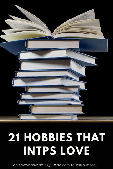 Discover a new obsession with this article packed with hobbies that INTPs love. #INTP #MBTI #Personality Books To Read For Intp, Intp Personality Booklist, Mbti Hobbies, Intp Books, Books For Intp, Intp Personality Aesthetic, Intp Aesthetics, Intp Female, Myer Briggs