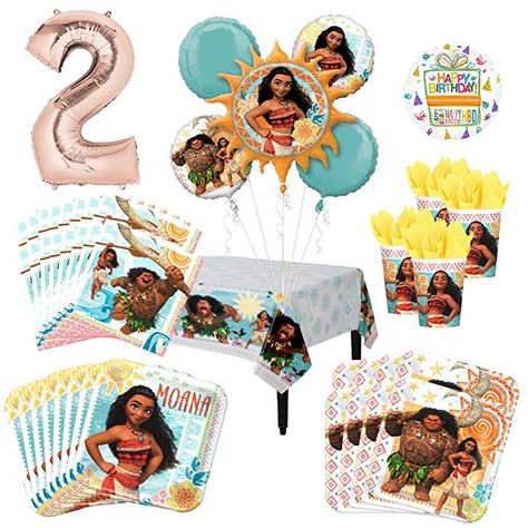 Disney Moana Birthday Party, Moana Theme Birthday, Birthday Balloon Bouquet, Moana Bebe, Moana Birthday Party, Moana Party, Moana Birthday, Spiderman Birthday