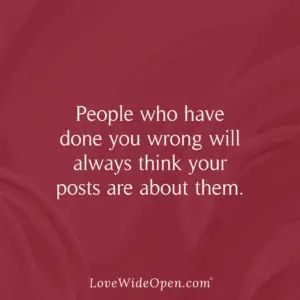 People who have done you wrong will always think your posts are about them. Let People Be Wrong About You, Wrong Quote, Narcissism, Pretty Pictures, Thinking Of You, Let It Be, Quotes, Quick Saves