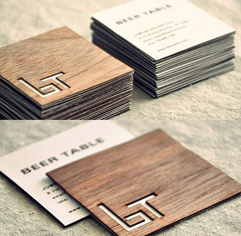 Beer table wood wooden business card design Unusual Business Card, Menu Project, Fun Business Card Design, Beer Table, Wooden Business Card, Wood Business Cards, Spooky Food, Portfolio Covers, Business Identity