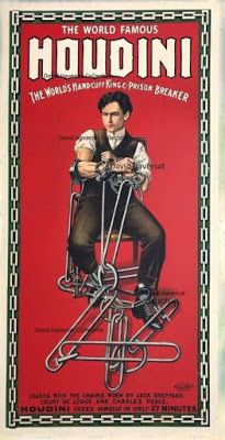 Houdini Aesthetic, Houdini Poster, Figures Drawing, Spook Houses, Harry Houdini, Halloween Paper, Library Of Congress, Yard Sale, The Magicians