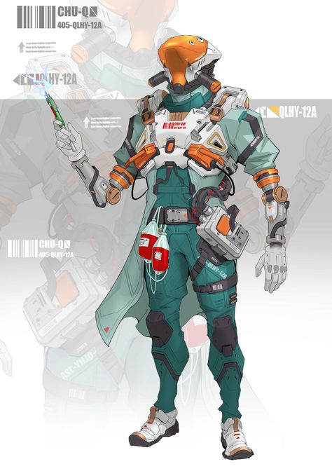 ArtStation - Doctor, Chu Qiao Robot Doctor, Mad Doctor, Medical Robots, Mad Design, Sci Fi Armor, Sci Fi Character Design, Cyberpunk Rpg, Arte Robot, Arte Cyberpunk