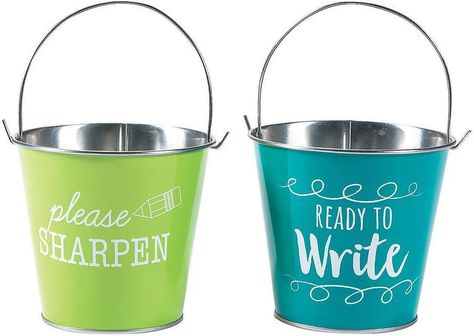 Elementary School Posters, Teacher Corner, Math Signs, Teacher Name Plates, Classroom Must Haves, Grammar Posters, Behavior Incentives, Metal Buckets, Sharp Pencils