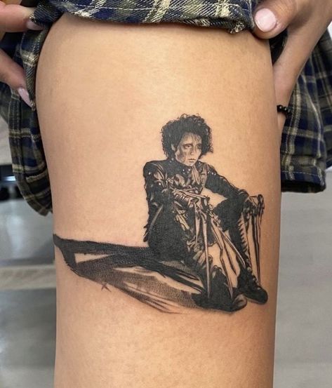 ☆ 𝓀𝓇𝓎𝓈𝓈𝓉𝒶𝓁 𝒶𝑒𝓈𝓉𝒽𝑒𝓉𝒾𝒸 ☆ (@krysstalaesthetic) • Instagram photos and videos Scissorhands Tattoo, Edward Scissorhands Tattoo, Taboo Tattoo, Forarm Tattoos, Tattoo Portfolio, Edward Scissorhands, Badass Tattoos, Jewelry Tattoo, Subtle Tattoos