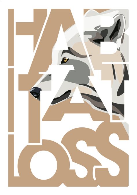 Habitat loss impacts grey wolves. It’s leads to increased competition for resources and less genetic diversity. 🐺#wildlifeconservation #habitatloss #habitatlossawareness #graphicdesign #poster Grey Wolves, Genetic Diversity, Group 8, Grey Wolf, Illustration Poster, Wildlife Conservation, Design Collection, Genetic, Wolves