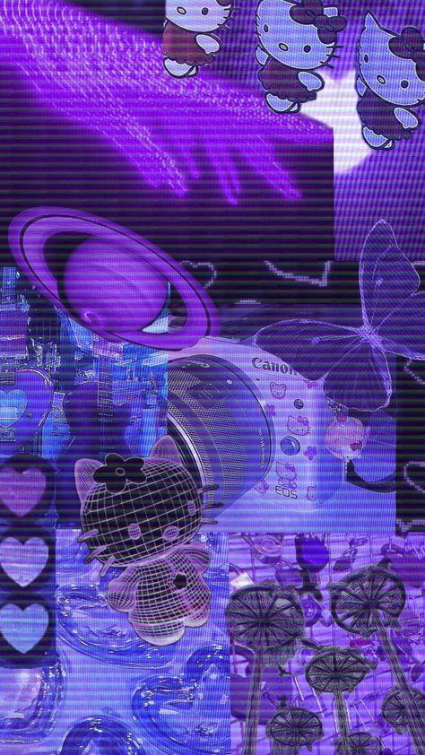 Revamped Edition! Purple Cybercore Collage Wallpaper. #purple #cybercore #collage #wallpaper #aesthetic #fyp #spookyxcreature Purple Tech Aesthetic, Cybercore Collage, Webcore Aesthetic Wallpaper, Cybercore Aesthetic Wallpaper, Purple Cybercore, Cybercore Wallpaper, Collage Wallpaper Aesthetic, Webcore Aesthetic, Cybercore Aesthetic