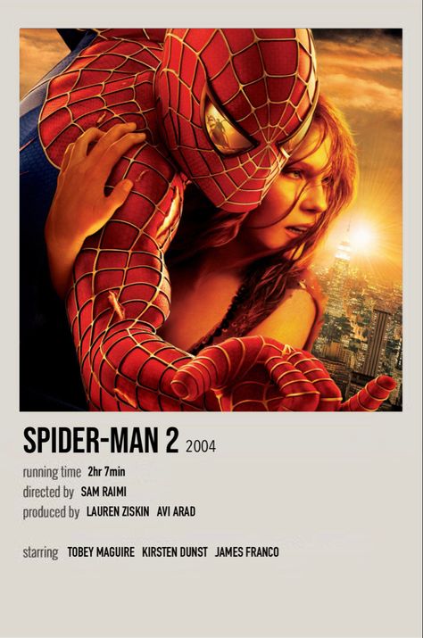 2024 Collage, Movie Polaroids, Spiderman 2002, Spiderman Poster, Spiderman Room, The Amazing Spiderman, Polaroid Movie Poster, Marvel Movie Posters, Posters Minimalist