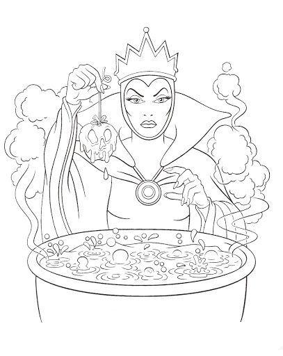 Mandala Disney, Disney Adult Coloring Books, Snow White Coloring Pages, Drawing Disney, Disney Evil Queen, Disney Princess Colors, Disney Princess Coloring Pages, The Evil Queen, Jerky Recipes