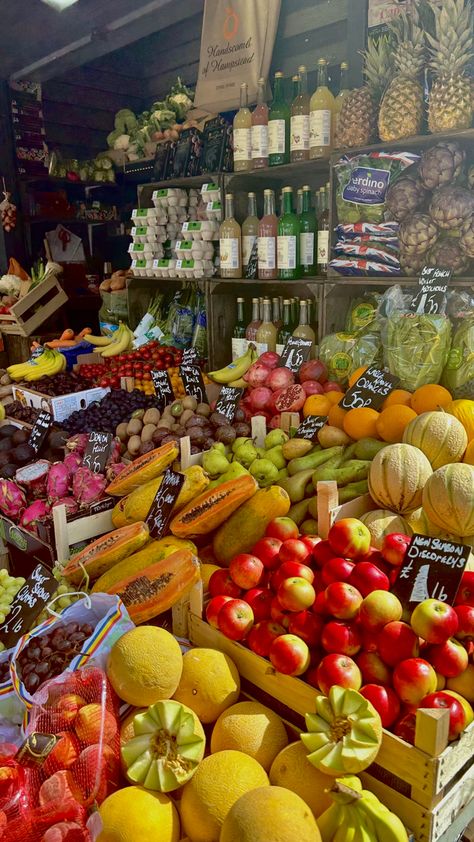 Aesthetic fruit stall in london, paris italy vibe, healthy, sunshine, mood board, instagram story, instagram inspo, that girl aesthetic, farmers market, fruit stall, grocery shopping, health blog, summer Aesthetic Grocery Shopping, Aesthetic Farmers Market, Fruit Stall, Food Collage, Market Aesthetic, Aesthetic Fruit, Summer Market, Italy Vibes, Paris Italy