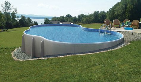 click to visit brothers3pools.net Radiant Pools, Oberirdischer Pool, Semi Inground Pools, Best Above Ground Pool, Pool Kits, Pool Landscape Design, Above Ground Pool Landscaping, Above Ground Pool Decks, Inground Pool