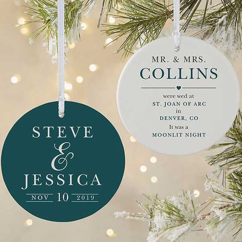 Personalized Wedding Ornament - All About The Big Day - Large Mason Jar Candle Favors, Custom Mason Jars, Personalized Mason Jars, Ornament Drawing, Wedding Personalized, Candle Wedding Favors, Custom Christmas Ornaments, Wedding Ornament, Candle Favors