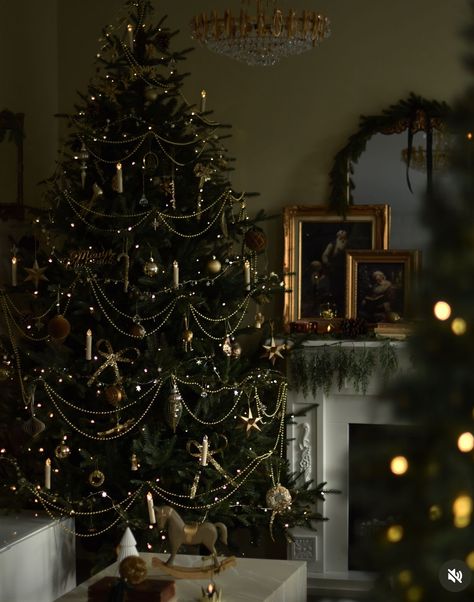 Hallowen Ideas, Wallpaper Winter, Cozy Christmas Decor, Dark Christmas, Elegant Christmas Trees, Christmas Decor Inspiration, Christmas Interiors, Christmas Tree Inspiration, Christmas Feeling