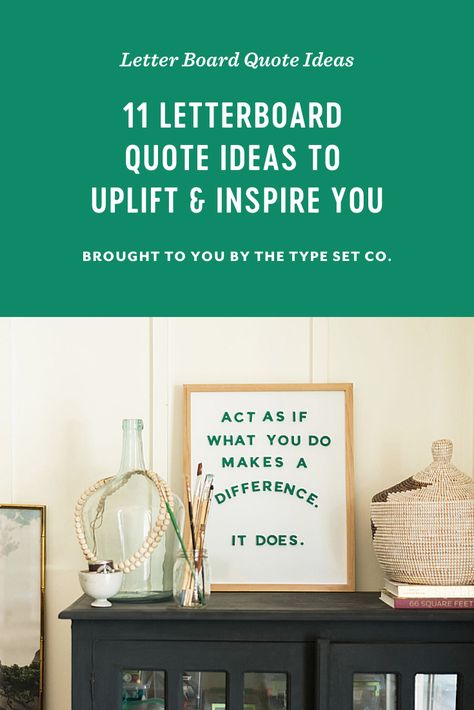 Need a pick-me-up, but coffee not doing the trick? Try one of these uplifting and inspiring quotes on your letter boardfrom The Type Set Co! Uplifting Letter Board Quotes, Inspirational Letter, Office Space Decor, Season Quotes, You Make A Difference, Work Quotes Funny, Magnetic Letters, Board Quotes, Quote Inspiration