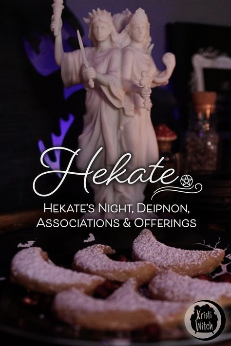 Hekate/Hecate's Night, Deipnon, Associations & Offerings Hekate Night Ritual, Hekate Deipnon, Night Of Hecate Ritual, Night Of Hekate, Deipnon Hekate, Hecate Association, Hekates Night, Night Of Hecate, Hekate Night