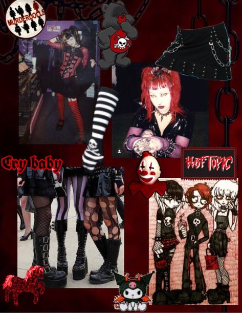 Early 2000s Mall, 2000s Mall, 2000s Mall Goth, Emo Clothing, Goth Kids, Goth Subculture, Punk Clothing, At The Mall, Goth Aesthetic