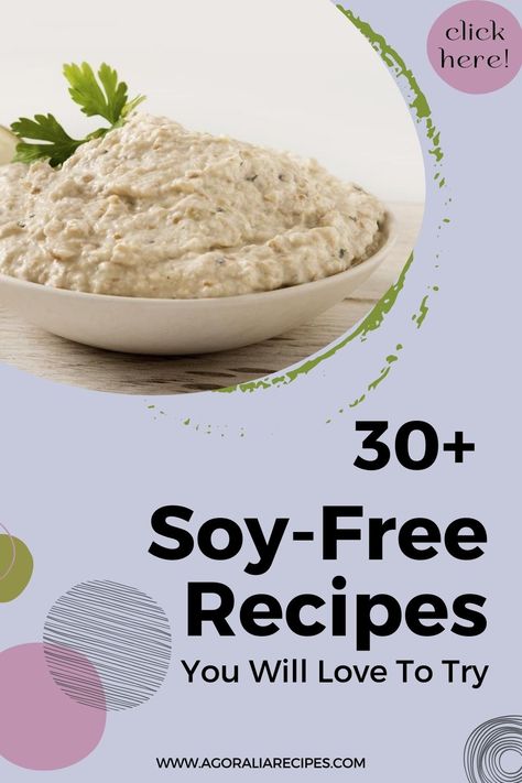 Stay worry-free with our delightful Soy-Free Recipes! From savory stir-fries to decadent desserts, discover various mouthwatering options suitable for those with soy allergies or sensitivities. Whether you're exploring new dietary choices or simply looking for soy-free alternatives, these recipes offer delicious solutions for every meal. Get ready to enjoy food freedom without sacrificing taste! Pin now for soy-free inspiration. #SoyFreeRecipes #AllergyFriendly #HealthyEating Soy Free Cake Recipes, Soy Free Appetizers, Soy Free Foods List, Soy Free Recipes Allergies, Soy Free Cake, Soy Free Desserts, Cold Soup Recipes, Soy Allergy, Allergen Free Recipes