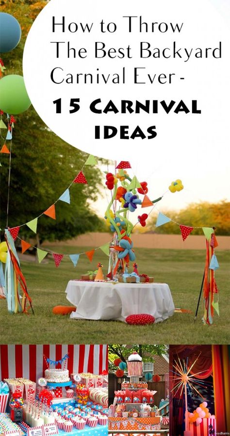 How to Throw The Best Backyard Carnival Ever-15 Carnival Ideas (1) Carnival Birthday Party For Adults, Fall Carnival Birthday Party Ideas, Adult Carnival Party Games, Carnival Party Ideas For Adults, Carnival Party Adults, Carnival Ideas For Adults, Fall Carnival Birthday Party, Adult Circus Theme Party, Fair Birthday Party Theme