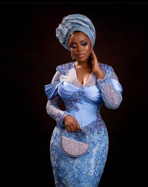 Exclusive and Best Owambe Styles for Wedding Guests Owambe Styles, Lace Styles For Wedding, Hausa Wedding, Aso Ebi Style, Asoebi Style, African Fashion Style, Chic Wedding Dress, Nigerian Outfits, Boho Chic Wedding Dress