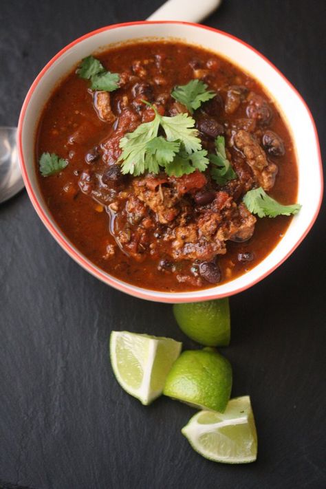 Turkey Chili with Black Beans and Jalapeno Chili Recipies, Healthy Turkey Chili Recipe, Recipe With Black Beans, Chili With Black Beans, Jalapeno Recipe, Turkey Black Bean Chili, Healthy Turkey Chili, Healthy Chili Recipe Turkey, Chili Recipe With Black Beans